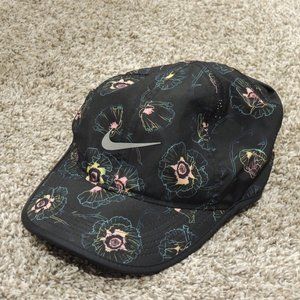 Nike Featherlight Dri Fit Hat Floral Black